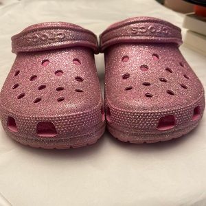 Women’s sparkly crocs